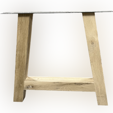 Pied de table en A - chêne