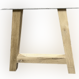 Pied de table en A - chêne