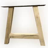 Pied de table en A - chêne