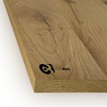 Plateau de table chêne tempête