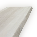 Marche hêtre blanc bords brut