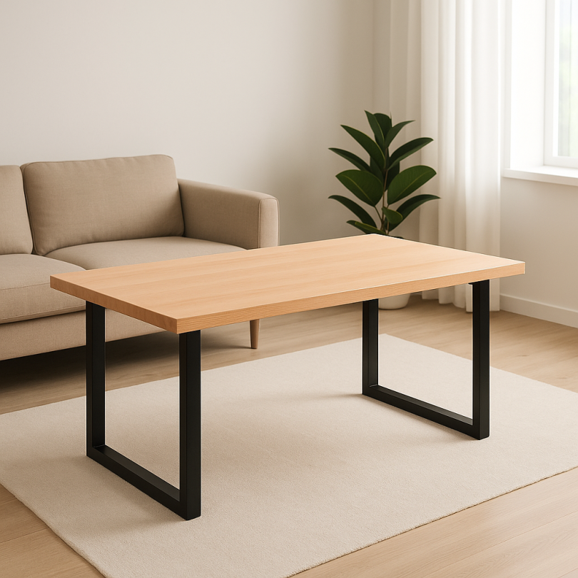 Plateau de table hêtre étuvé
